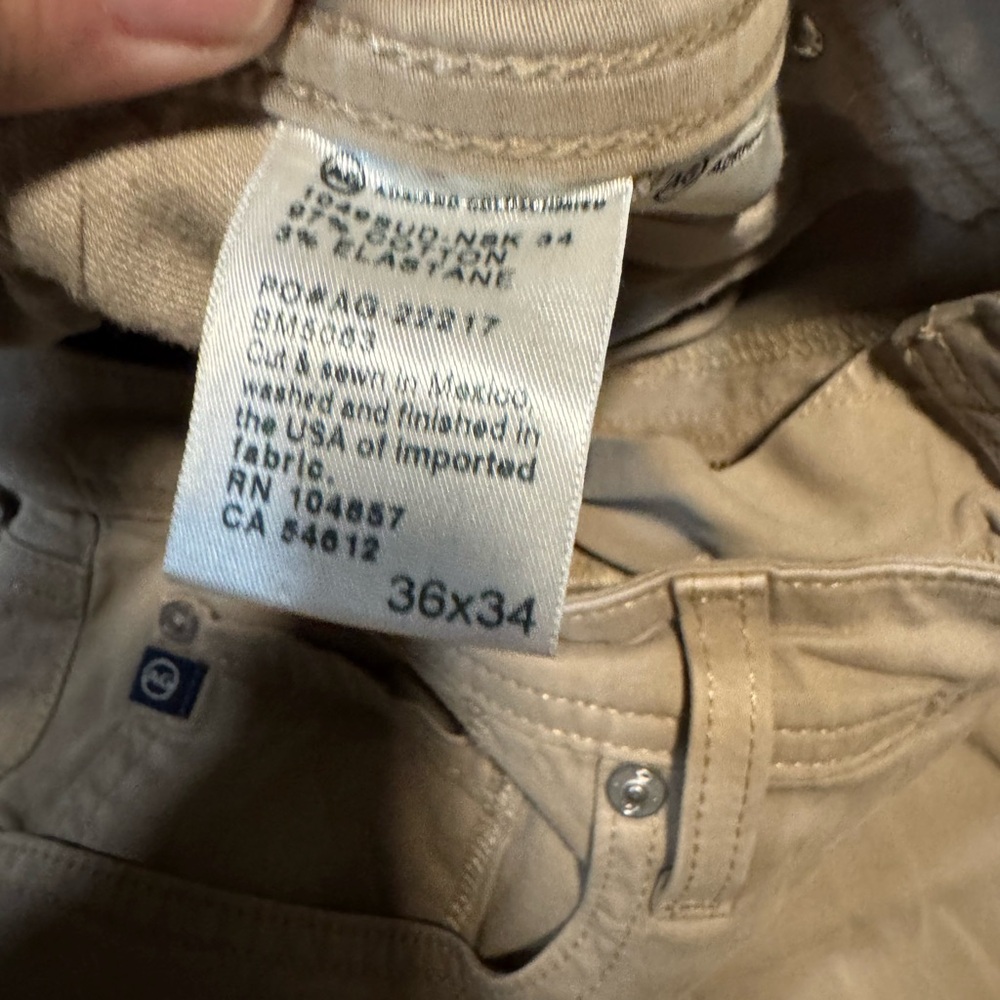 AG Adriano Goldschmied Men’s "The Protege" Straight Leg Jeans - Size 36x34 - Picture 8 of 9